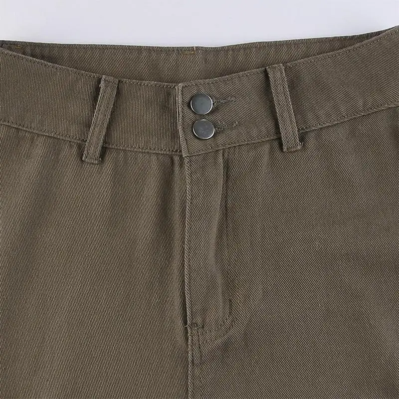 Laço-up Jeans Estética Retro Solto Macacão Alta Streetwear Coreano Calças Esportivas Femininas Cintura Básica Casual I2b2 13 Computers & Electronics
