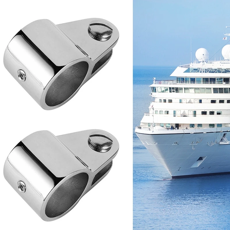 Accesorios Para Barcos - Clip Deslizante De Acero Inoxidable 316 (20 Mm) - Pack De 2