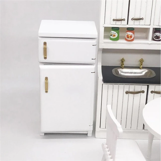 Meubles de Cuisine pour Enfants, Frigo Mini avec Modèles