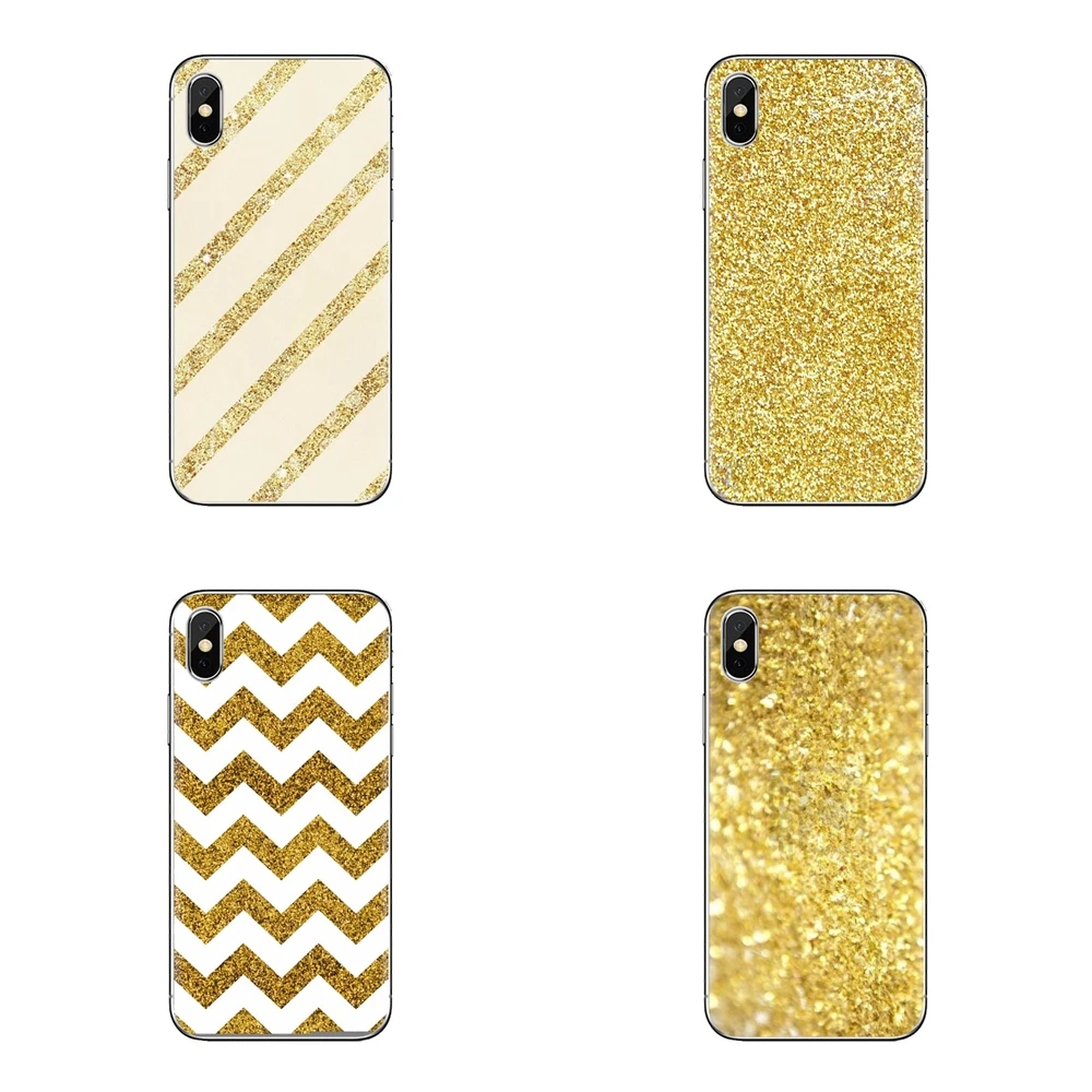 Прозрачный чехол из ТПУ розового золота сверкающие блестки для LG Spirit Motorola Moto X4 E4 E5