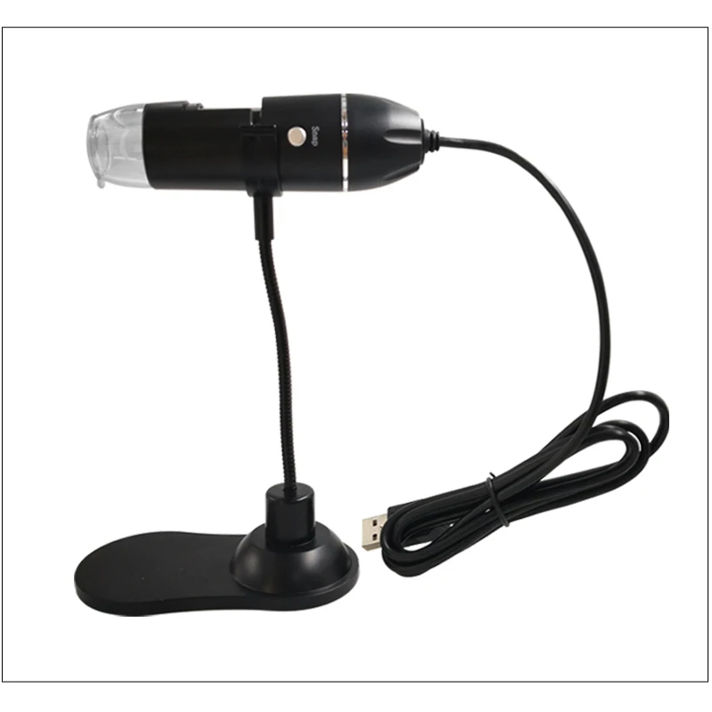 1000X HD Digital USB Microscope Handheld Portable Digital Microscope USB Interface Electron Microscopes with 8 LEDs with Bracket 5