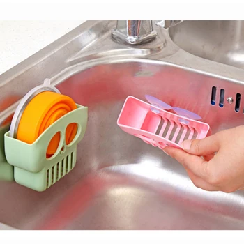 

Skull Sink Side Shelf Sponge Storage Rack Shower Towel Soap Holder Dishwashing Filter Kitchen Appliances Accessories Organizer