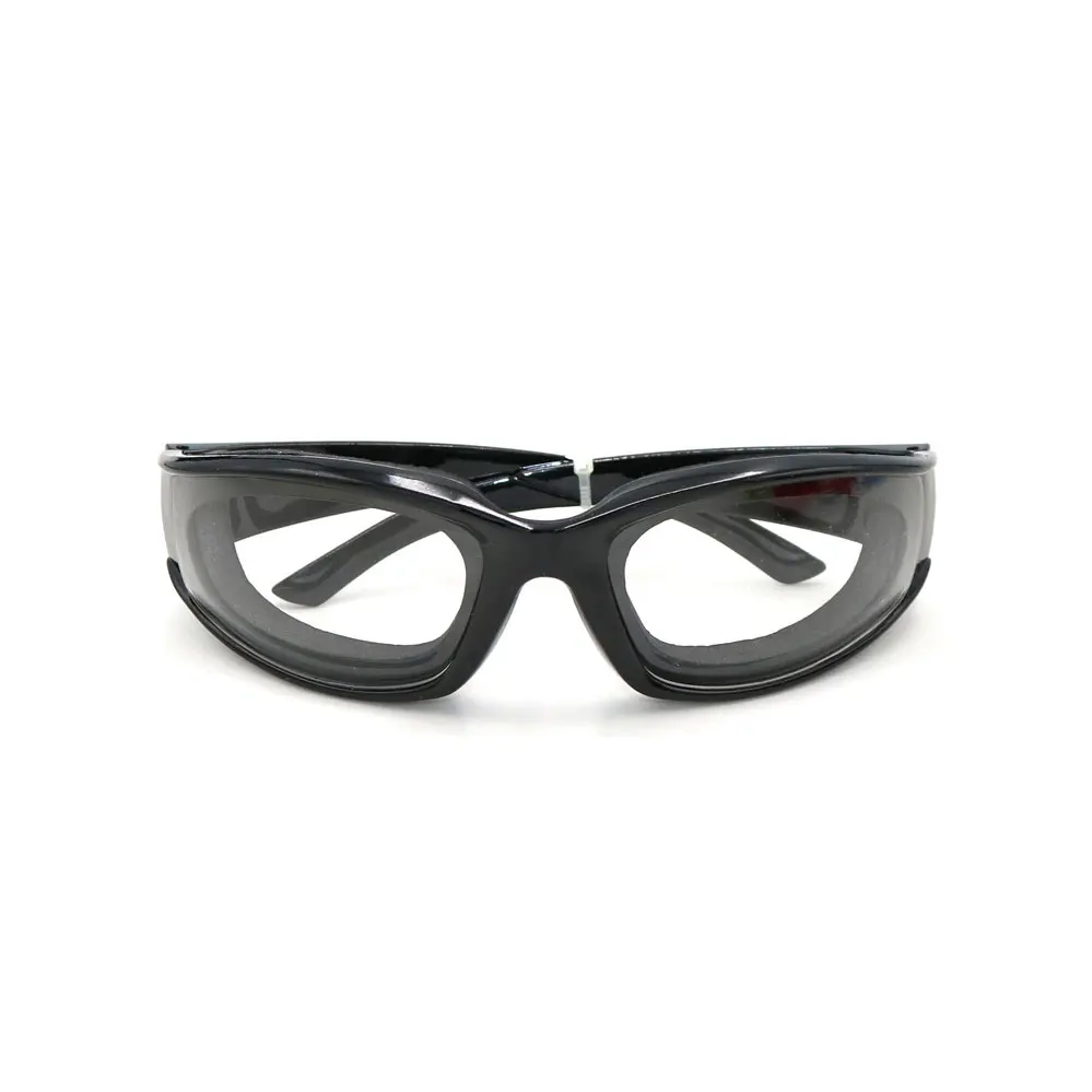 Высокое качество, дешевые кухонные очки для лука, без разрывов, для нарезки, измельчения, измельчения, для защиты глаз, очки, кухонные аксессуары - Цвет: Черный