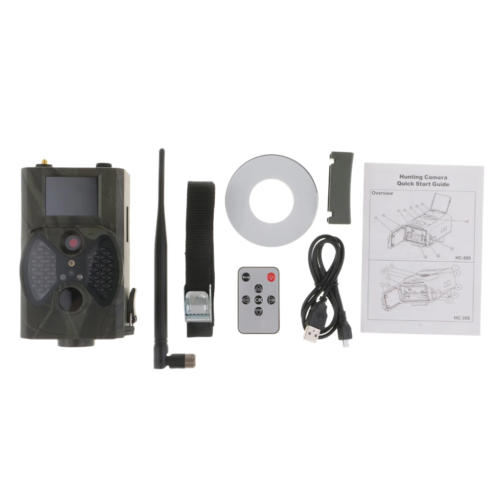 

HC-300M HD Hunting Trail Animal Camera Game Scouting Infrared 12MP SMTP MMS Waterproof 65ft IR LED