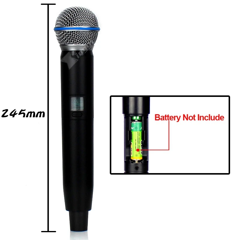 GLXD4 UHF Wireless Microphone Professional BETA58A