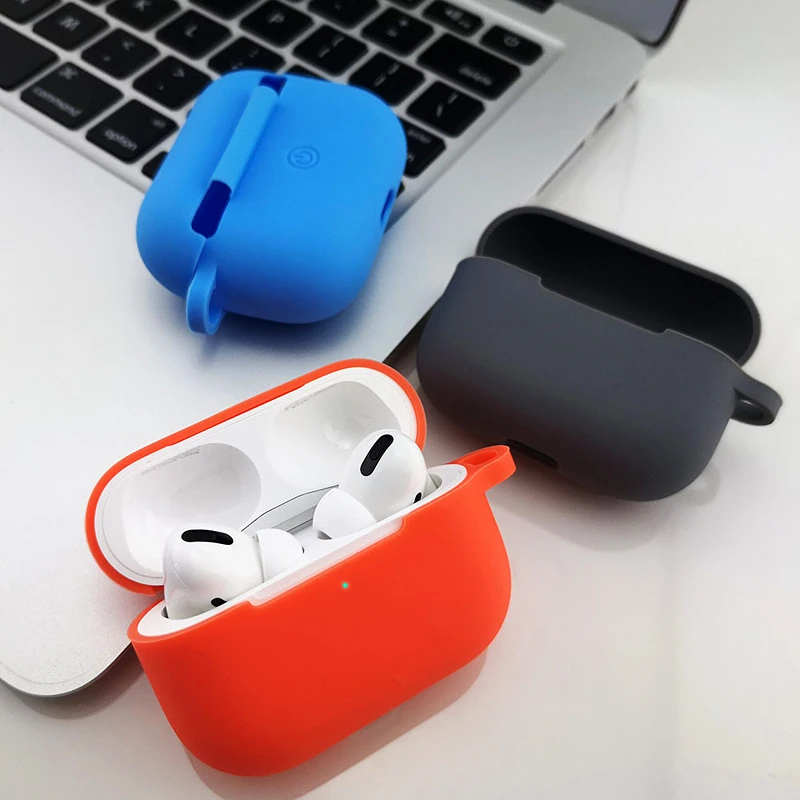 

Wireless Bluetooth Earphones Case Protective Cover for Apple Airpods 3 Pro Multiple Colors Soft Silicone Box Cover