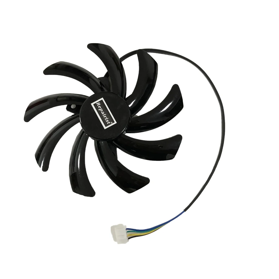 교체용 GPU VGA 쿨러 팬, 그래픽 카드용 장착 구멍, 100mm (95mm) T129215BH 0.3A DC 12V ...
