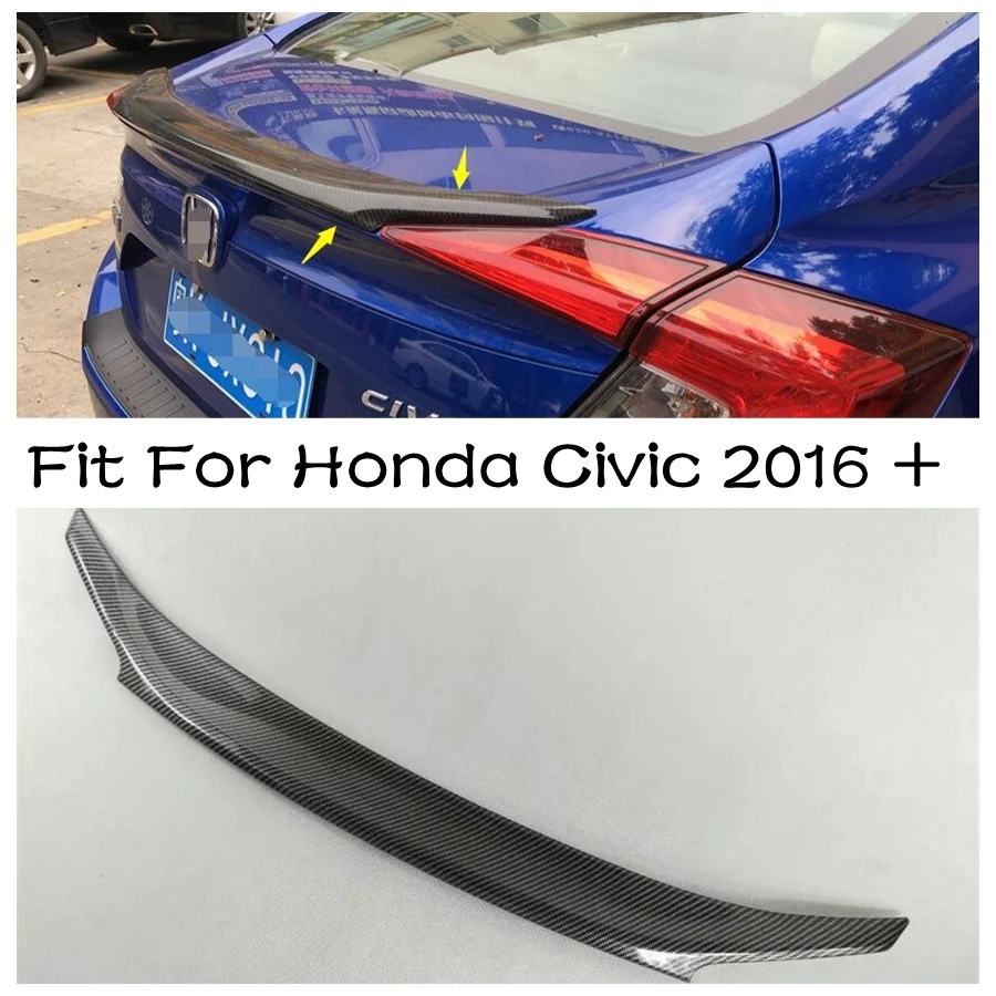 Спойлер для задней двери крышка багажника комплект отделки Honda Civic 2016 2017 седан
