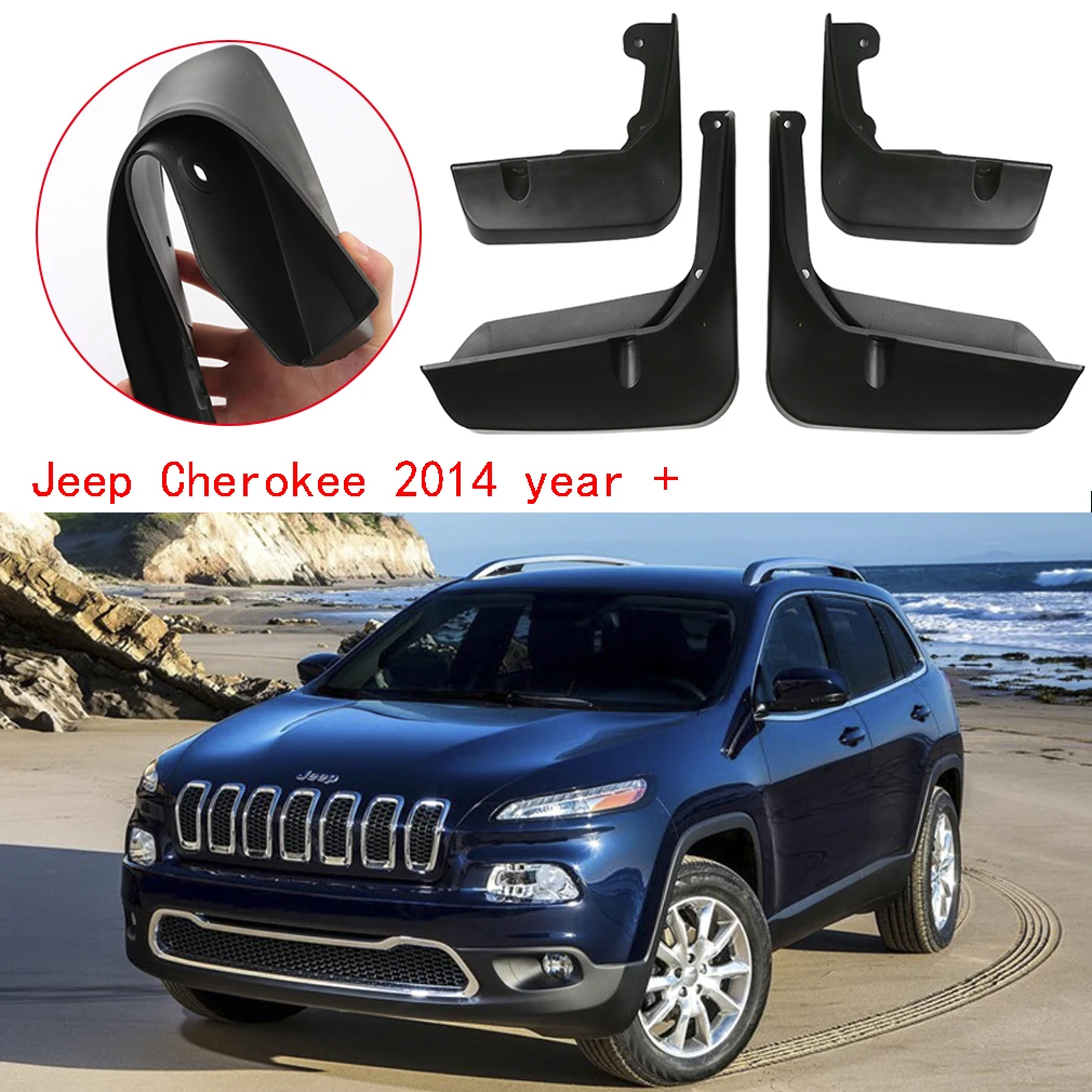 Для Jeep Compass низкая конфигурация(1,4 T) года Брызговики автомобильные Брызговики заслонки ограничители Брызговики фартук крыла спереди