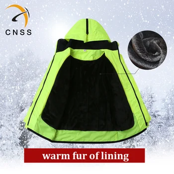 

safety raincoat water proof jacket for men outerdoor work overalls for men hi vis motorcycle jacket winter warm flush jacket