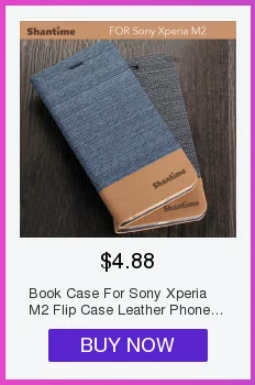 Для sony Xperia M2 чехол, роскошный кожаный чехол-книжка для телефона чехол, силиконовая задняя крышка для sony Xperia M2 Aqua, деловой чехол