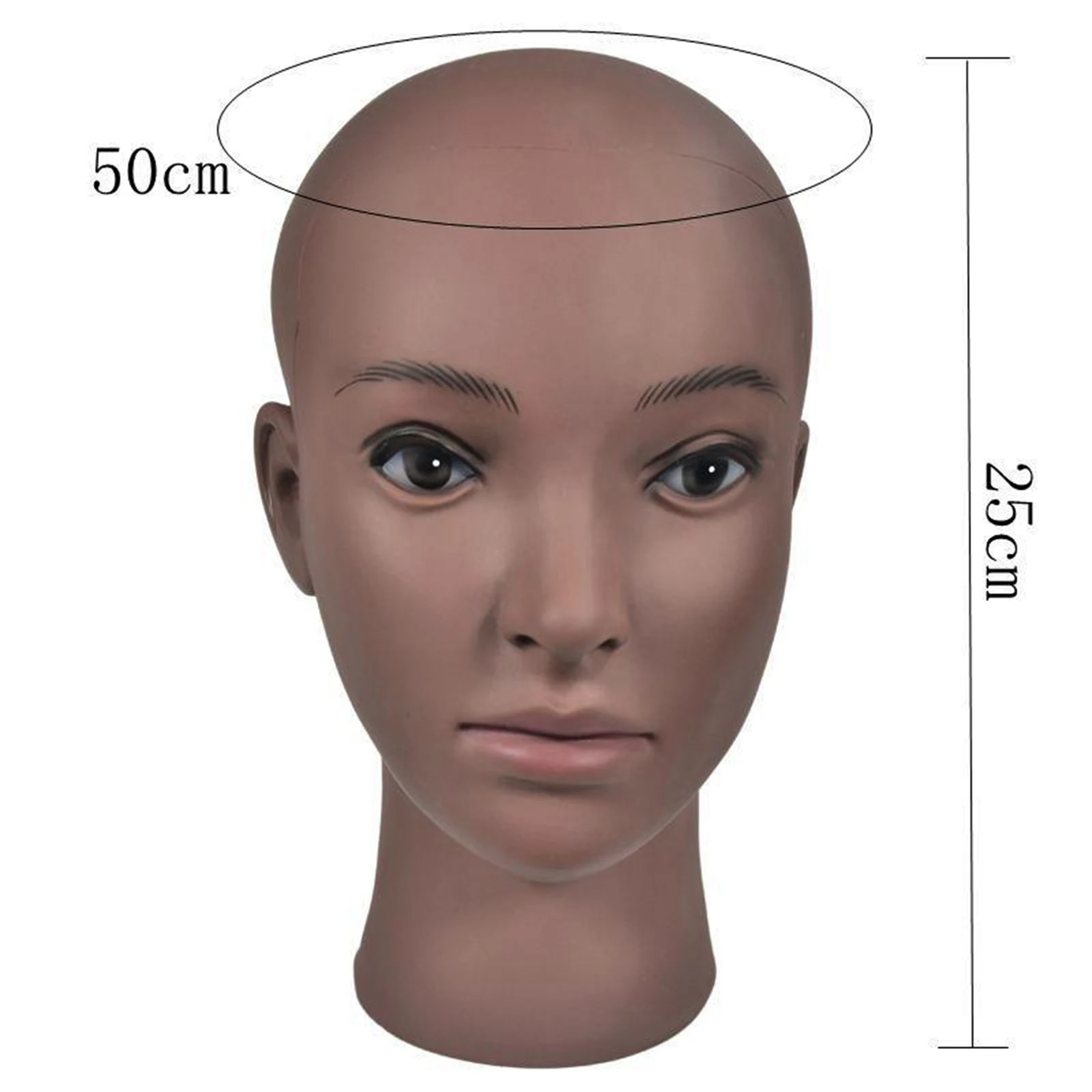 New Female Bald Mannequin Head Manikin Wig Stand Cosmetology Practice Training Manikin Head For Hair Styling Wigs Making
