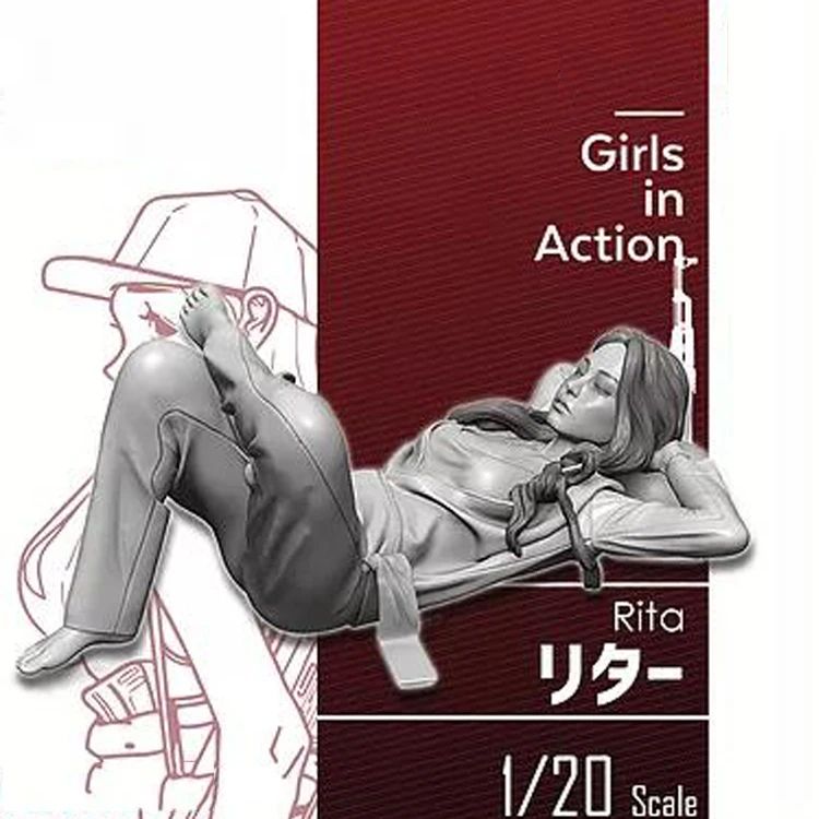 

1/20 Girl Resin Figure Building Kit