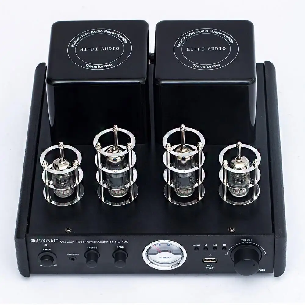 NE-10S Встроенный 4,0 Bluetooth MP3 без потерь WAV USB 220 В 25 Вт 2,0 канальный трубчатый домашний HIFI ламповый усилитель