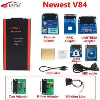 

V84 Iprog+ Iprog Pro Odometer Correction tool Mileage Adjustment Car Key Programmer Reset Tool