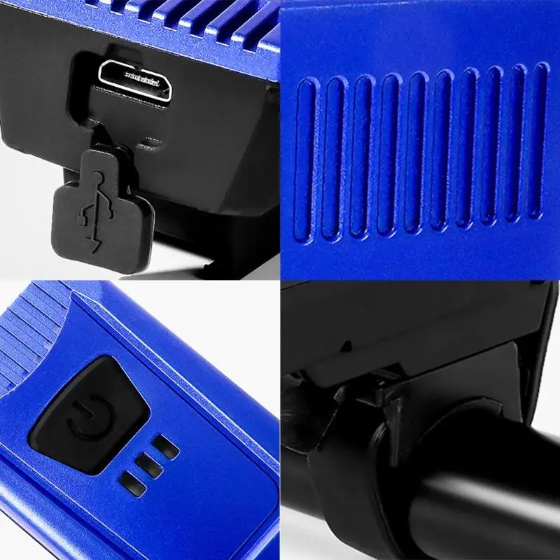 Bike Front Light USB Rechargeable 4 Mode Bicycle Headlight Flashlight Lamp
