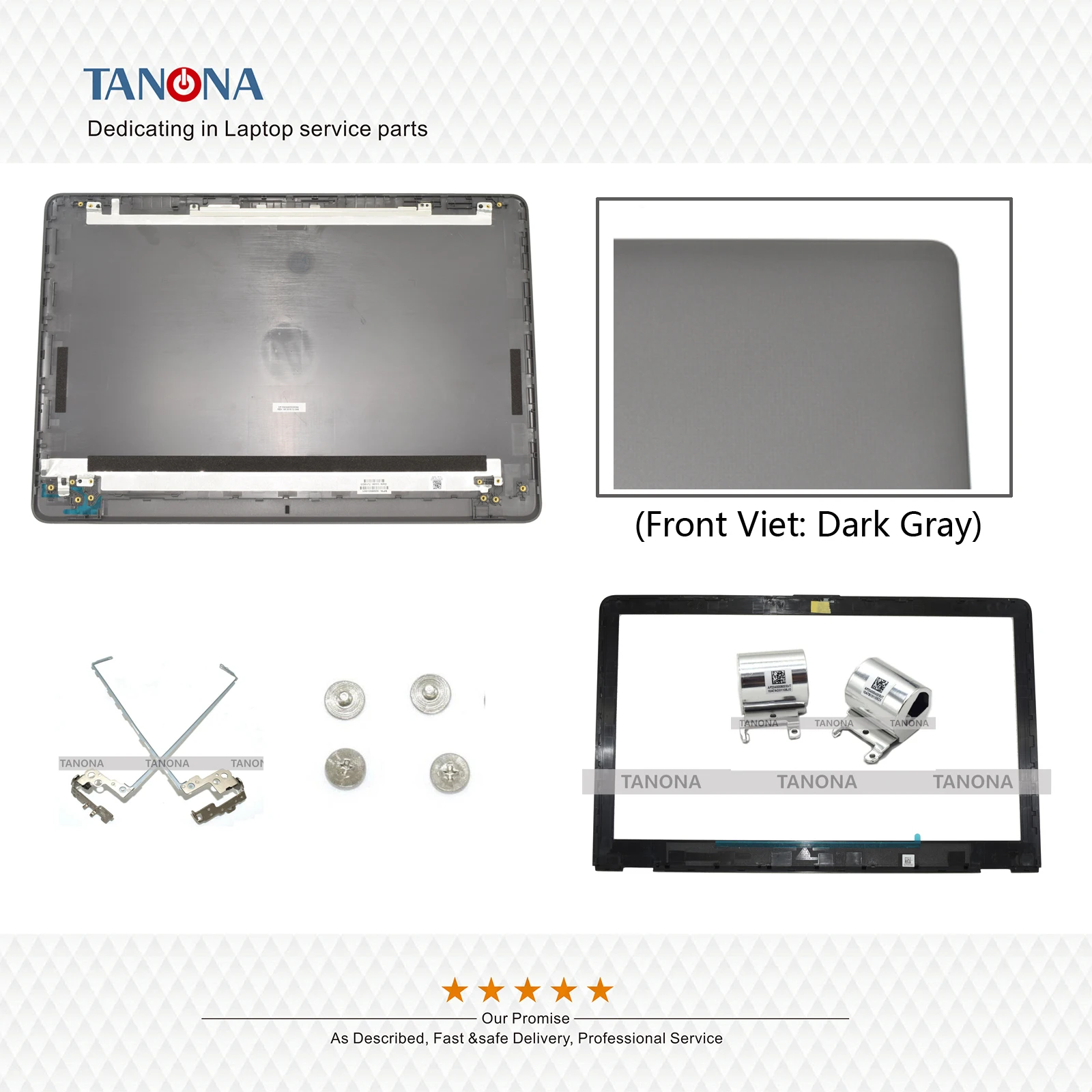 Orig New 929893-001 AP2040002H0 925297-001 for HP 15-BS 15T-BS 15-BW 15Q-BU Top LCD Back Cover + Bezel hinges Caps+screws | Компьютеры и