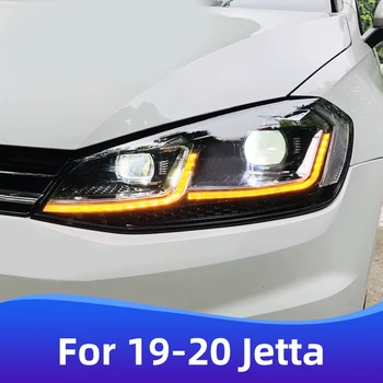 

The headlight assembly is suitable for 13-17 Volkswagen Golf 7 headlight assembly modified full LED headlights