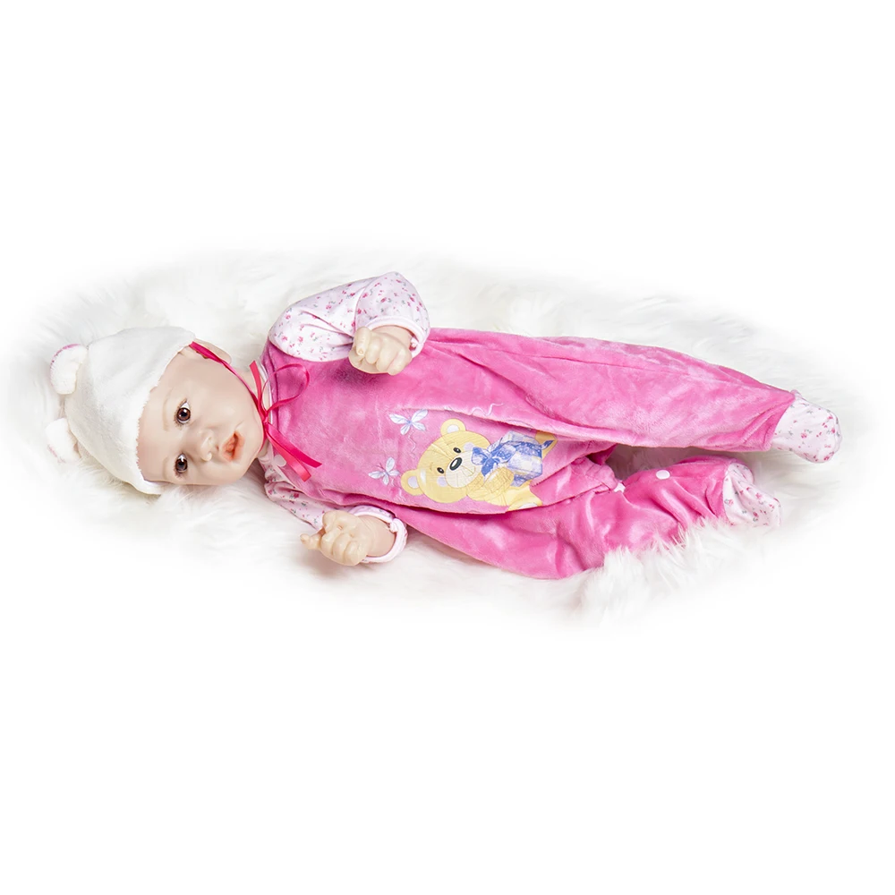 2" 50 см Bebe Reborn мягкие виниловые игрушки для тела для девочек, полностью силиконовые куклы для детей, игрушки для детей