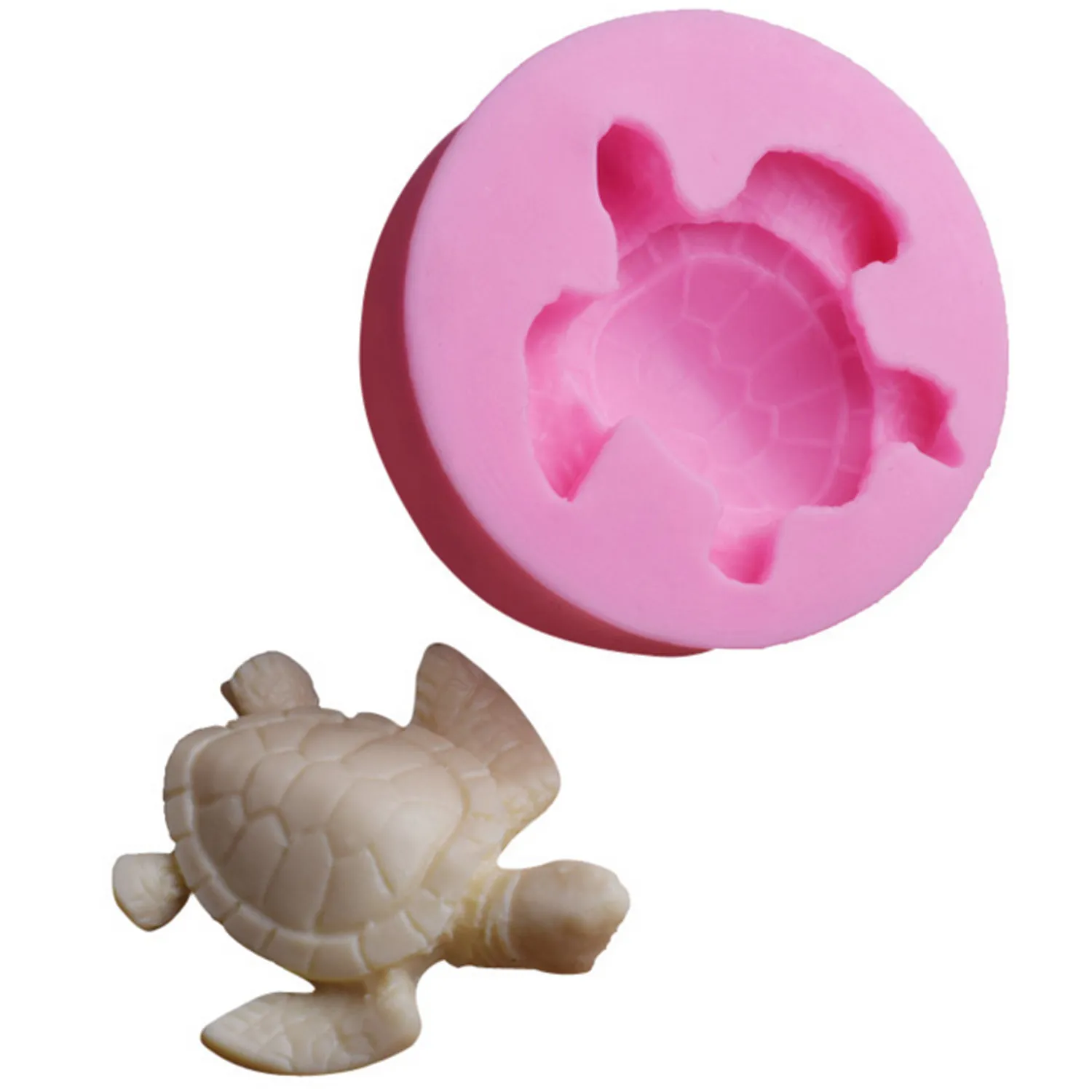 3d Turtle Silicone Mold Mould For Diy Handmade Soap Candle Plaster
