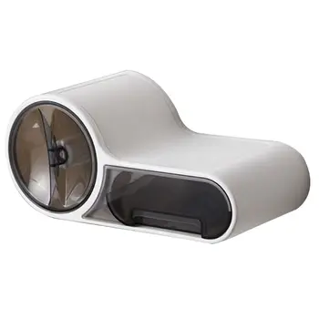 

Toilet Paper Holder Punch-free Bath Tissue Box Wall Mount Roll Paper Storage Box 37MD