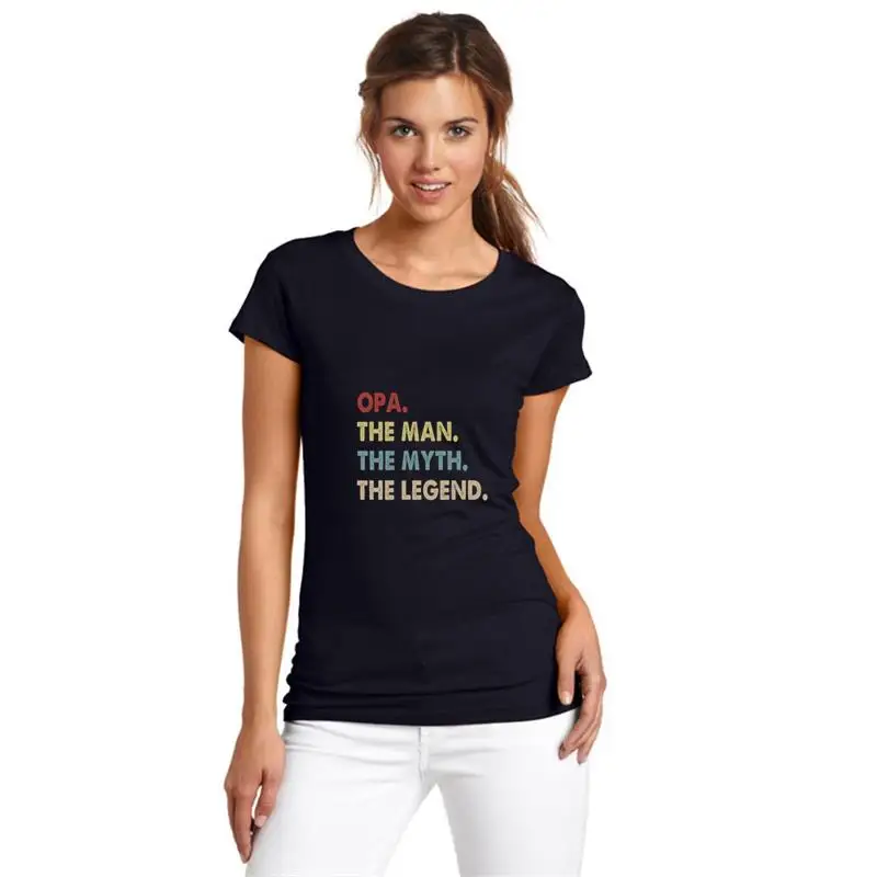 

printed Opa The Man The Myth The Legend Grandad t-shirt s-104xl Comfortable Canvas Unique gents tee t shirts