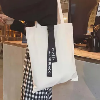 

2020 New High Quality High Capacity Harajuku Port Style Canvas Bag Female Shoulder Portable Korean Simple Wild