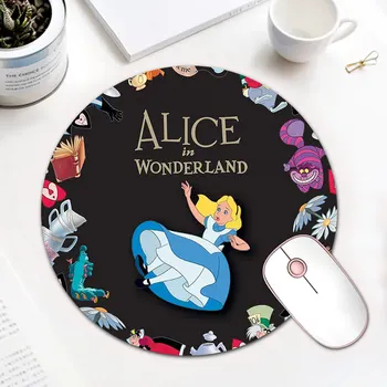 

Alice In Wonderland Round Computer Carpet Mice Mat Mouse Pad Mousepad Anti Slip for Home Office PC Gaming LOL Overwatch CS GO