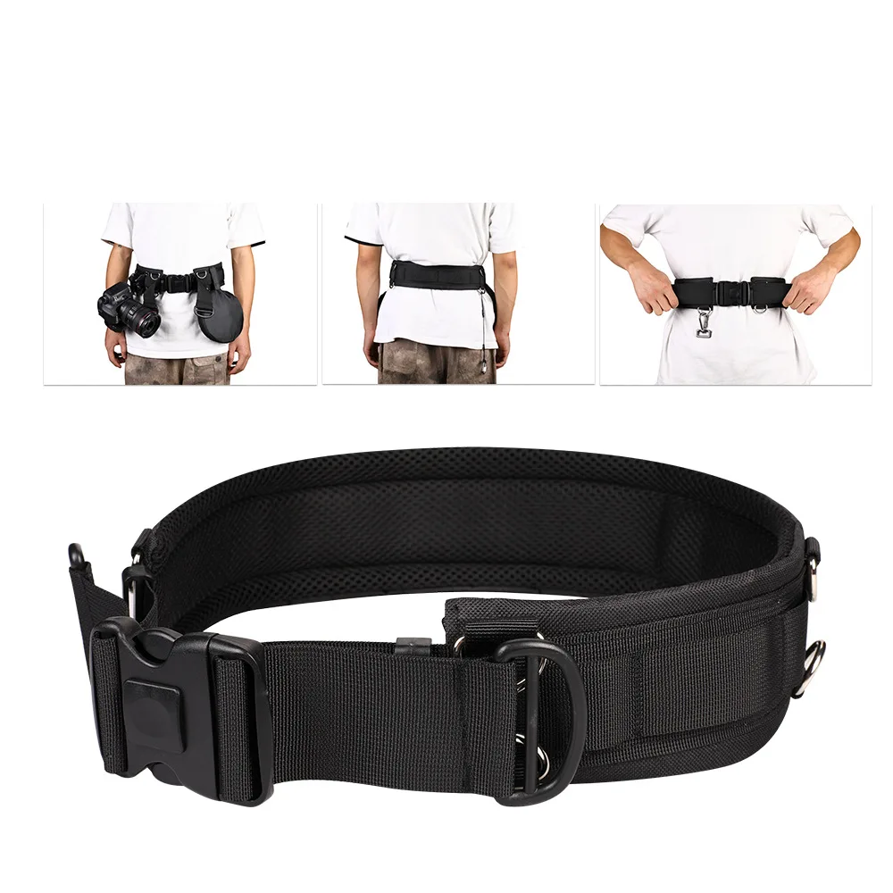 

Fixed Mountaineering Belt for SLR Camera Multifunctional Camera Photography with External Buckle Safety