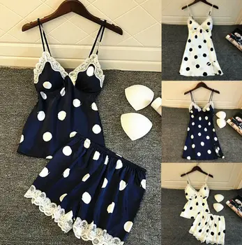 

Sexy Lingerie Women Silk Lace Robe Dress Babydoll Nightdress Nightgown Sleepwear