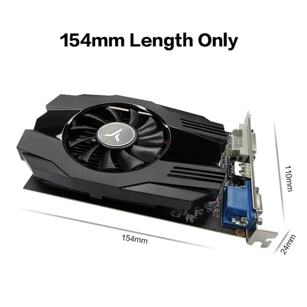 Видеокарта Yeston Radeon R5 240 GPU 4 Гб GDDR3 64 бит для игрового настольного ПК видеокарты с