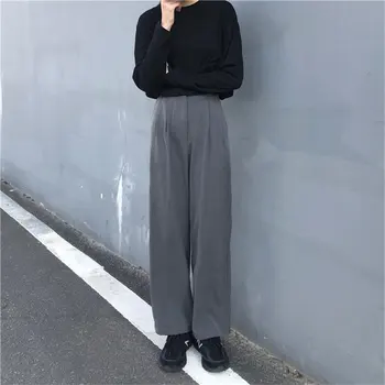 

Alien Kitty Slim Casual High Waist Pants Autumn Chic Hot Slender Women Plus Size Fashion 2019 Women Warm Straight Trousers