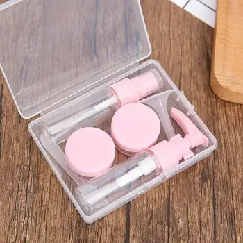 

High Quality New Portable Transparent Travel Cosmetic Bottle Points Bottling Six Set