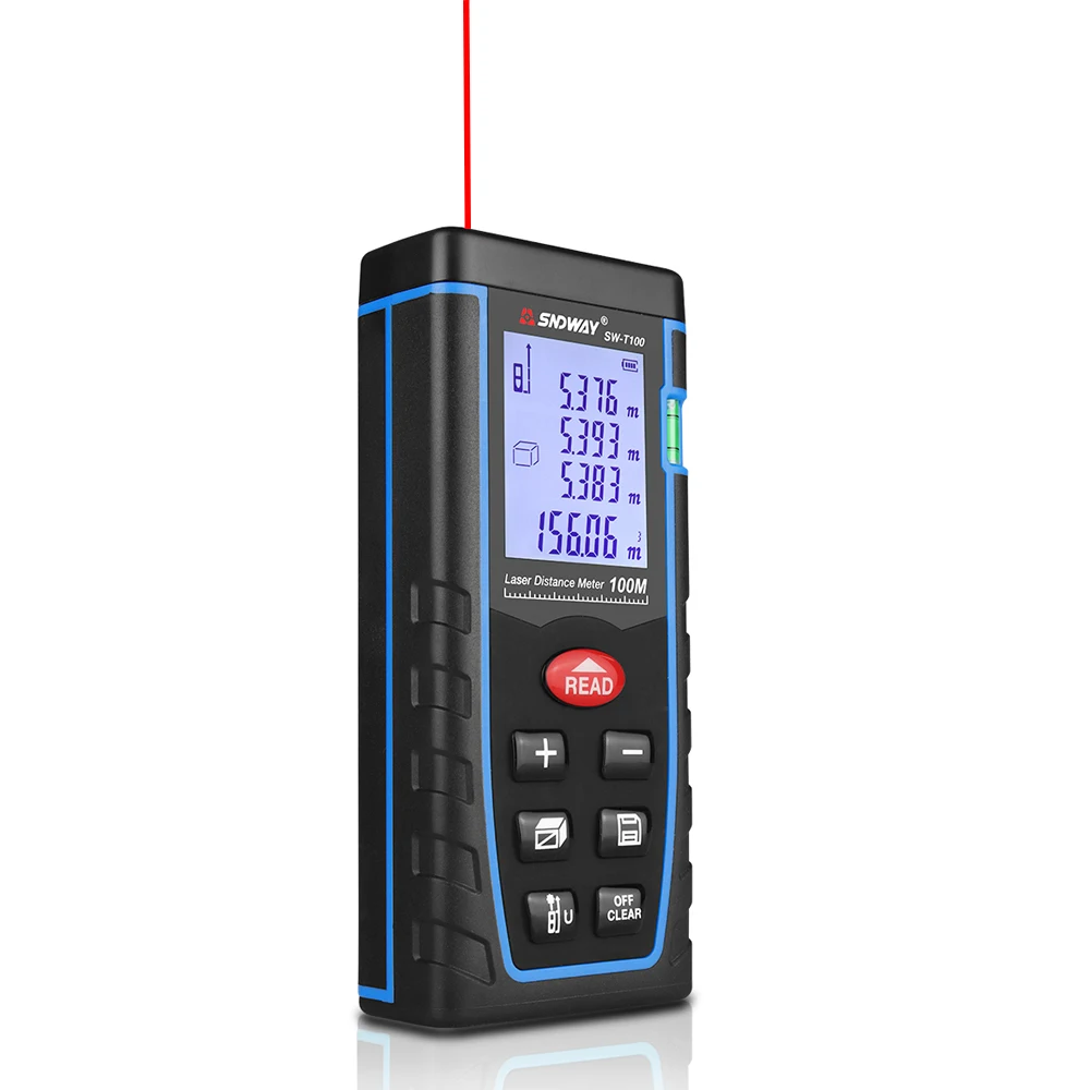 Лазерный дальномер 40 м/60 м/80 м/100 м линейка Diastimeter инструмент ручное измерение площади объем Telemetre|Лазерные