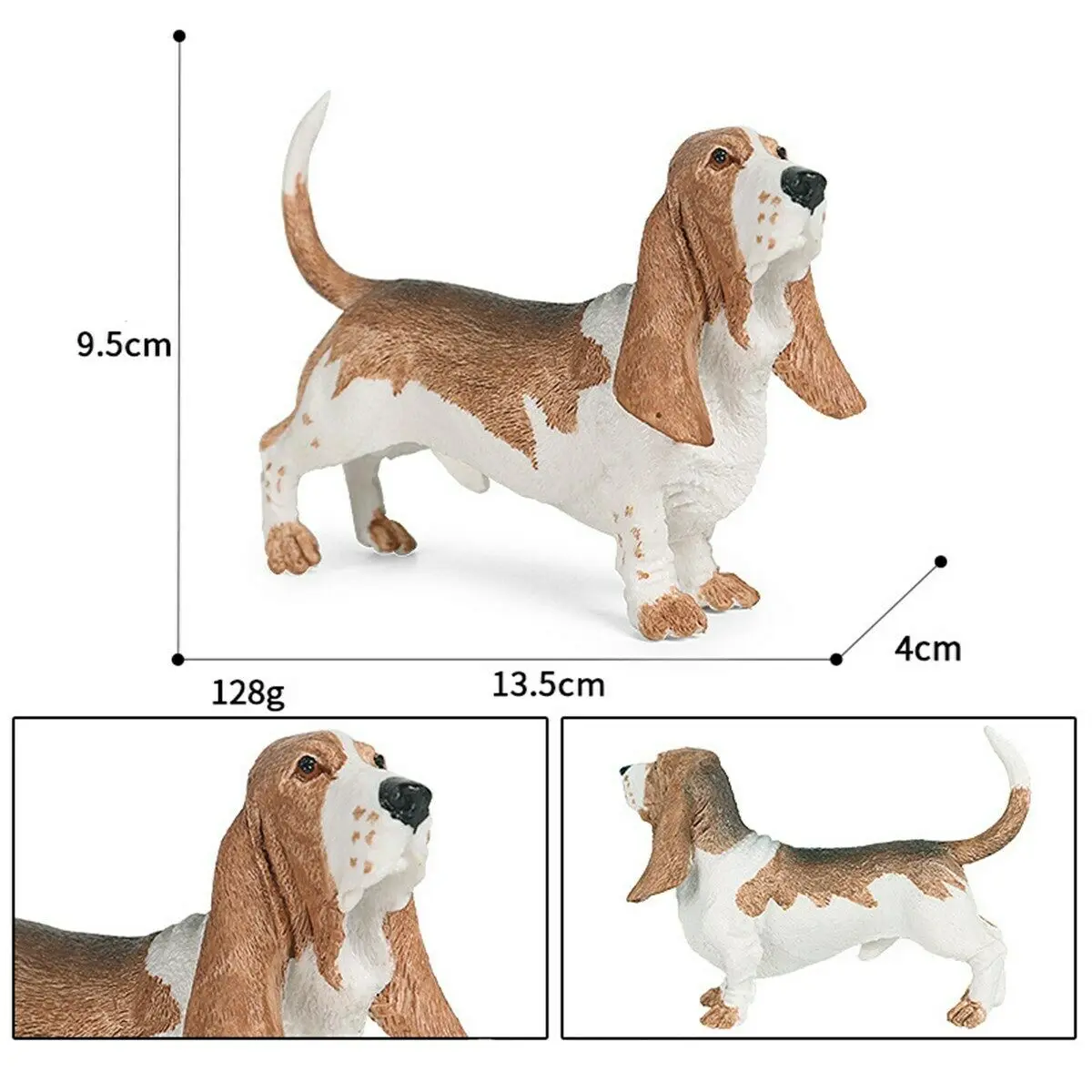 Realistic Basset Hound Toy PetMerch