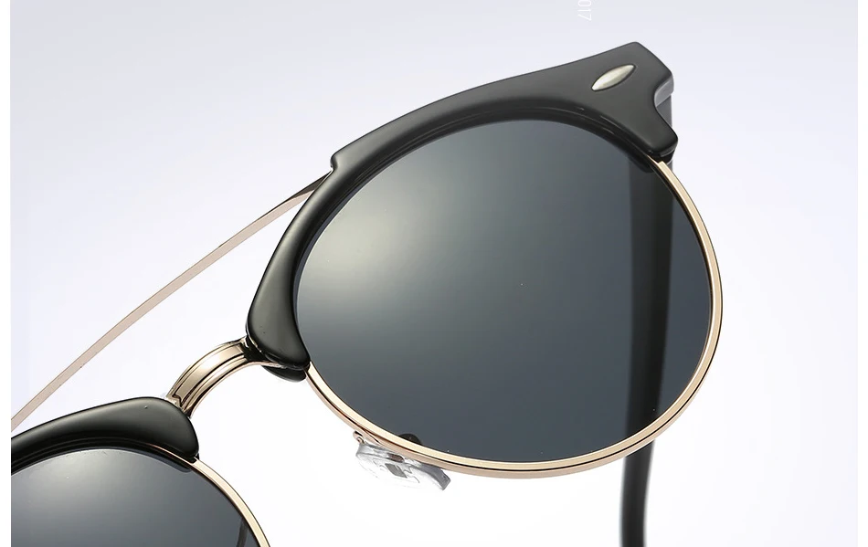 Брендовая люксовая дизайнерская Поляризованные, авиационные круглые мужские солнцезащитные очки винтажные очки в ретро стиле Для женщин металлической пряжкой, для вождения, солнцезащитные очки