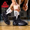 PEAK Men's Basketball Shoes Court Anti-slip Rebound Basketball Sneakers Light Sports Shoes Breathable Lace-up High Top Gym Boots ► Photo 3/6