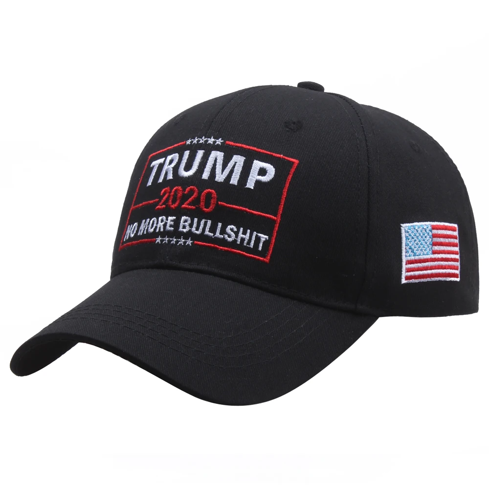 [SMOLDER] Новая мода с вышивкой Дональда Трампа больше не ерунда унисекс Бейсбол Кепки s Бейсболка Кепка Gorras - Цвет: NMBS-Black