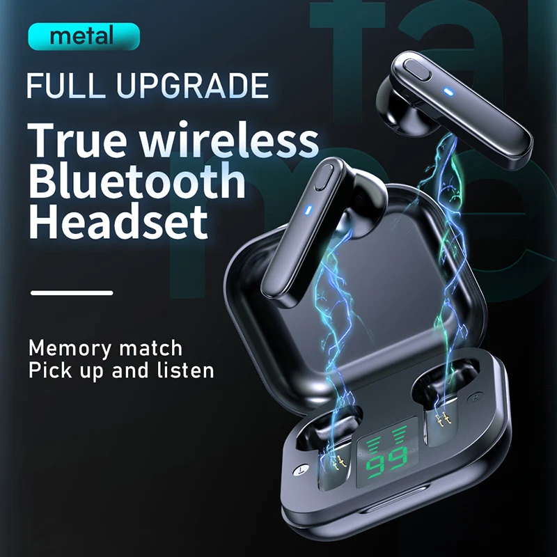 Беспроводные наушники R20 Bluetooth-наушники беспроводная гарнитура со светодиодным