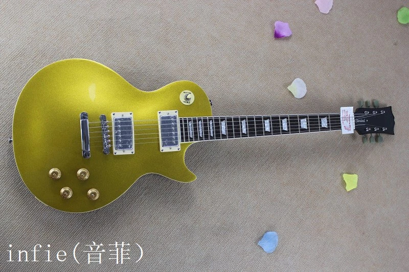

Free Shipping New Arrival Hot Guitar Standard Gold Top VOS Goldtop Electric Guitar In Stock