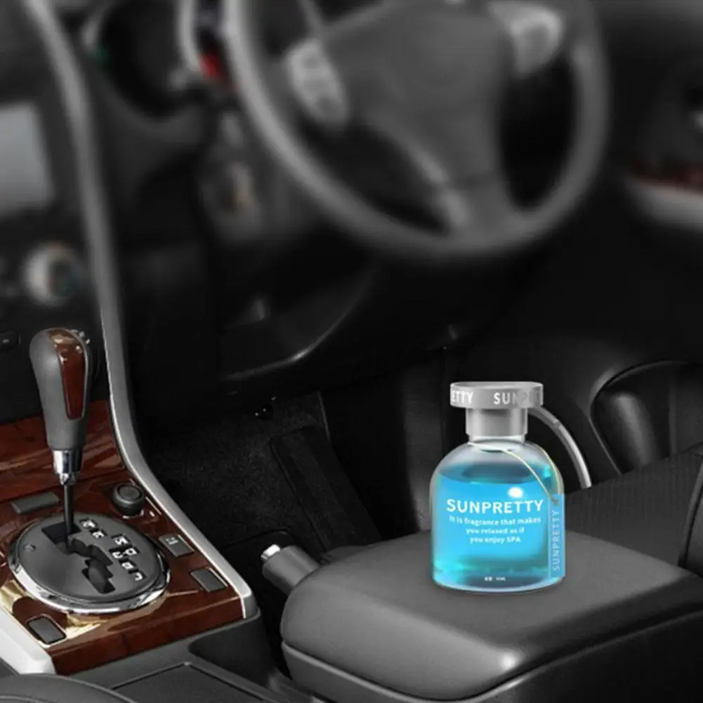 Car Perfume Refillable Glass Bottle 7 Fragrances Air 
