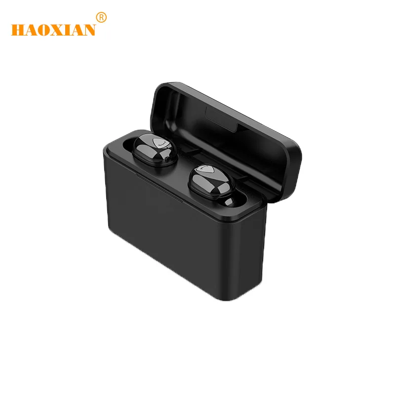 Настоящие Bluetooth наушники HAOXIAN TWS 5 0 беспроводные спортивные свободные 3D стерео