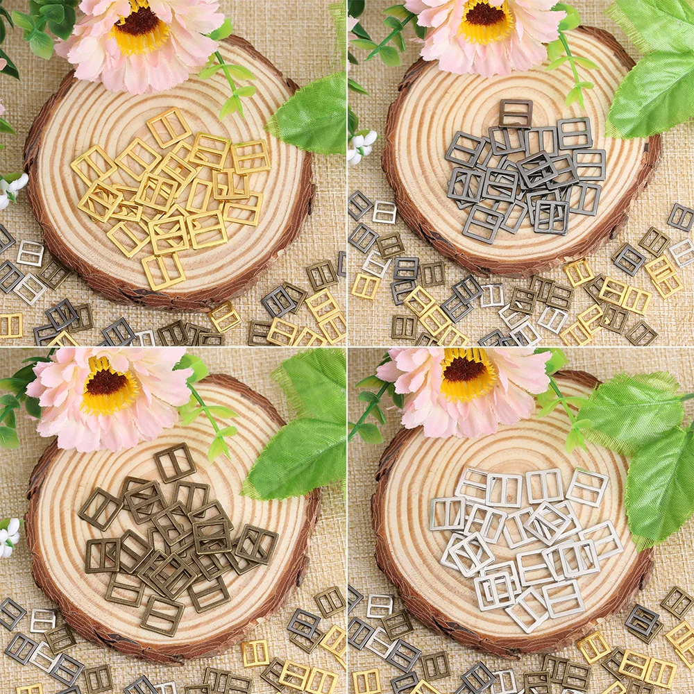 Metal Mini Buckles for DIY Doll Clothes Bags Accessories