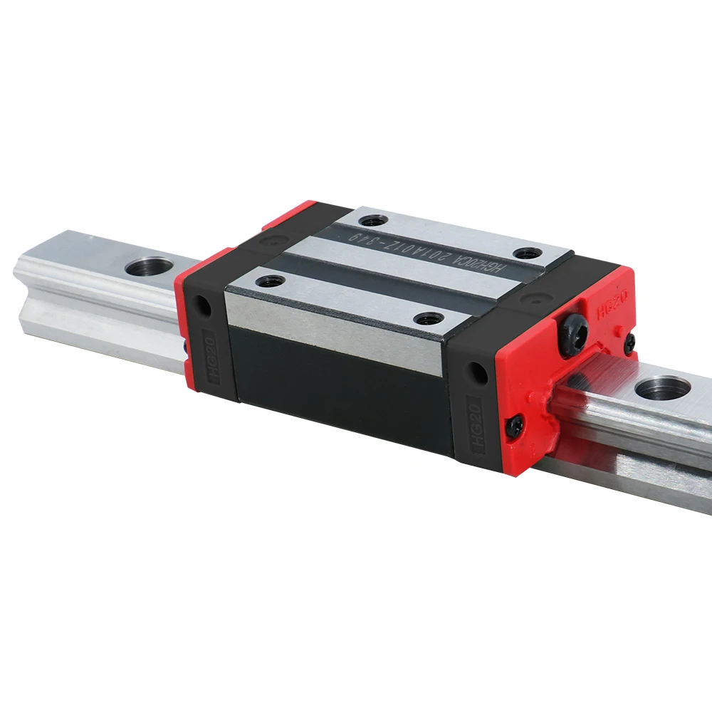 Linear Rails HGH15CA HGW15CC Slider Block HGH15 CA HGW15 CA HGW15 CC Match Use HGR15 Linear Guide for Linear Rail CNC DIY Parts Guide Length: HGH15CA Color: Red and Black