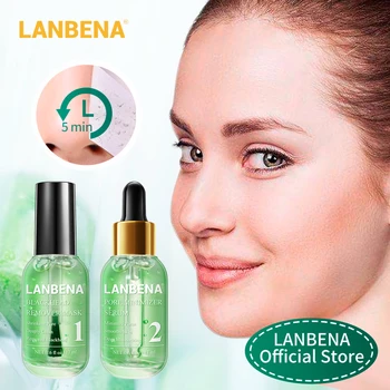 

LANBENA Remove blackheads serum face mask skin care mask black beauty 4th generation Peeling acne treatment shrink pores Essence