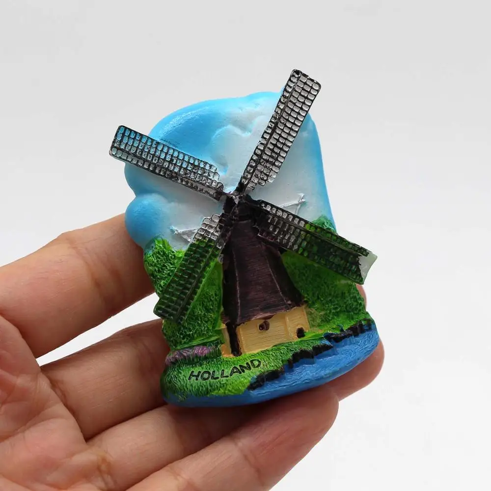 3d магнит на холодильник немецкая голландская ветряная мельница египетская