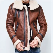 Теплая зимняя мотоциклетная куртка из искусственной кожи мужские Куртки из искусственной кожи Модные уличные стильные мужские кожаные пальто больших размеров