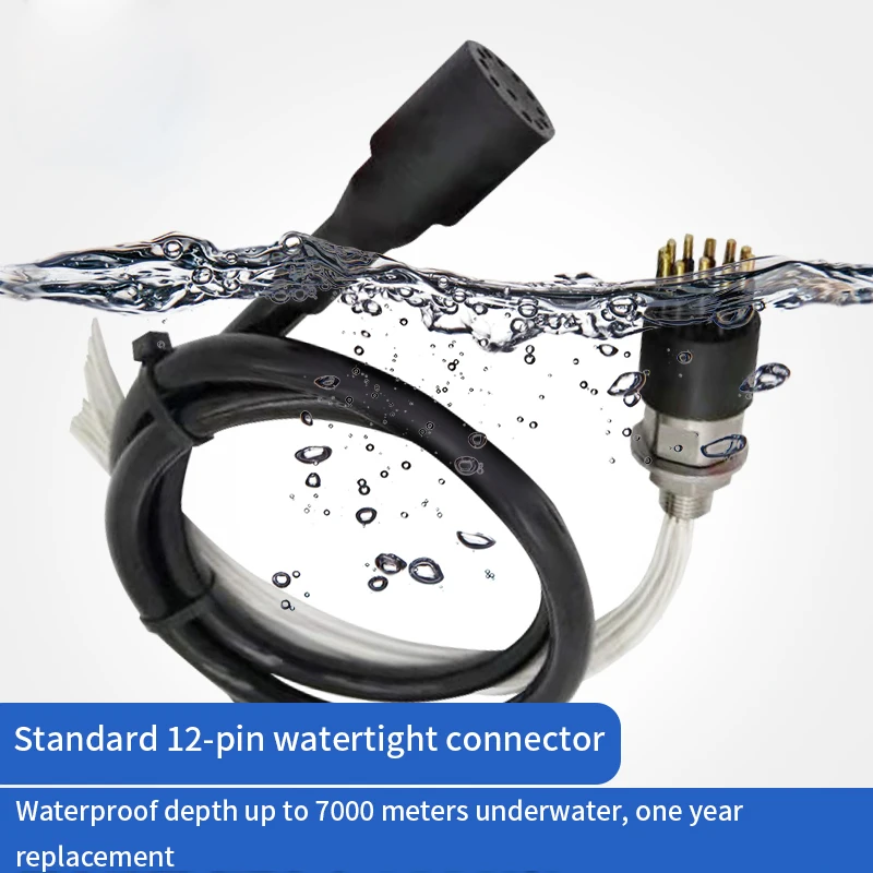 Underwater Connector Waterproof Plug-In Connector Standard New 12-Pin 5A Miniature  7000 Meters  Signal Transmission Cable 5m 15m 2021 qled tv one connect cable for qe43ls03aau qe49ls03aau qe50ls03aau qe55ls03aau qe65ls03aau signal transmission cables