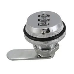Горячая продажа сплав код комбинированная камера замок без ключа почтовый ящик шкаф RV 3 набора серебро