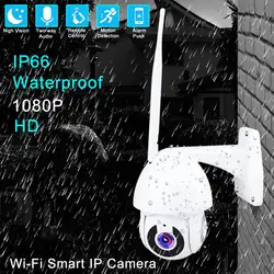 Wi-Fi беспроводная домашняя Безопасность HD 1080P IP камера Смарт двухстороннее аудио ночное видение, PTZ Обнаружение движения детский монитор